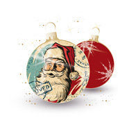 Weihnachtskarten-Dekore