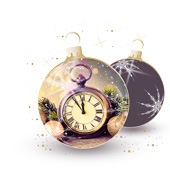 Weihnachtskarten-Dekore