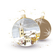 Weihnachtskarten-Dekore