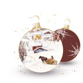 Weihnachtskarten-Dekore