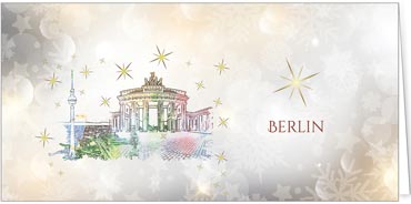 2025 für Firmen | Kategorie Städte Karten | Motiv: Berlin - Pop Art - Artikel Nummer 51001