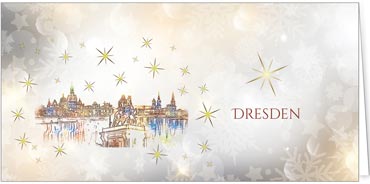 2025 für Firmen | Kategorie Städte Karten | Motiv: Dresden - Pop Art - Artikel Nummer 51011