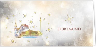 2025 für Firmen | Kategorie Städte Karten | Motiv: Dortmund - Pop Art - Artikel Nummer 51012