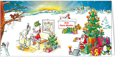 2025 für Firmen | Kategorie - Branchenkarten | Motiv: Arzt - Artikel Nummer 52004