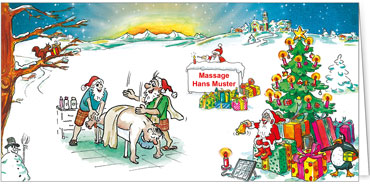 2025 für Firmen | Kategorie - Branchenkarten | Motiv: Massage - Artikel Nummer 52016