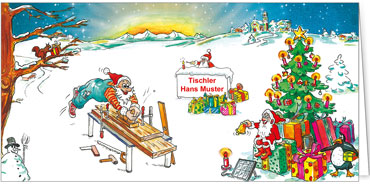 2025 für Firmen | Kategorie Bau | Handwerk | Planung  | Motiv: Tischler | Schreiner - Artikel Nummer 52018