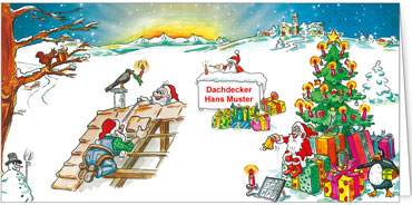 2025 für Firmen | Kategorie Bau | Handwerk | Planung  | Motiv: Dachdecker  - Artikel Nummer 52028