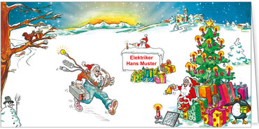 2025 für Firmen | Kategorie Bau | Handwerk | Planung  | Motiv: Elektriker  - Artikel Nummer 52029