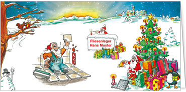 2025 für Firmen | Kategorie Bau | Handwerk | Planung  | Motiv: Fliesenleger  - Artikel Nummer 52030