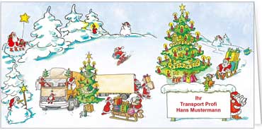 2025 für Firmen | Kategorie - Branchenkarten | Motiv: Transport - Artikel Nummer 7004-801