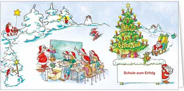 2025 für Firmen | Kategorie - Branchenkarten | Motiv: Schule - Artikel Nummer 7012-801