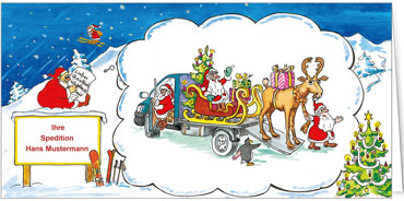 2025 für Firmen | Kategorie - Branchenkarten | Motiv: Spedition - Artikel Nummer 7046-803