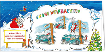 2025 für Firmen | Kategorie - Branchenkarten | Motiv: Versicherung - Artikel Nummer 7053-803