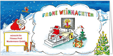 2025 für Firmen | Kategorie - Branchenkarten | Motiv: Fitness - Artikel Nummer 7057-803