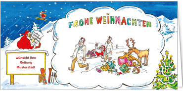 2025 für Firmen | Kategorie - Branchenkarten | Motiv: Rettung - Artikel Nummer 7060-803