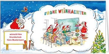 2025 für Firmen | Kategorie - Branchenkarten | Motiv: Schule - Artikel Nummer 7063-803