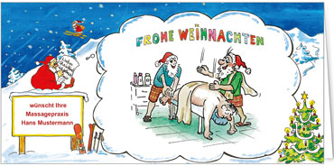 2025 für Firmen | Kategorie - Branchenkarten | Motiv: Massage - Artikel Nummer 7065-803