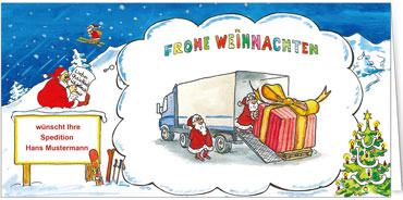 2025 für Firmen | Kategorie - Branchenkarten | Motiv: Spedition - Artikel Nummer 7067-803