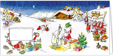 2025 für Firmen | Kategorie - Branchenkarten | Motiv: Arztbesuch - Artikel Nummer 7077-812