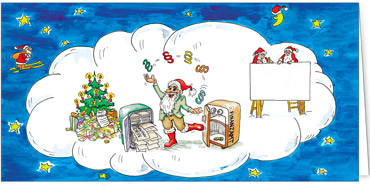 2025 für Firmen | Kategorie Steuerberater und Rechtsanwälte | Motiv: Finanz-Jongleur - Artikel Nummer 7080-813