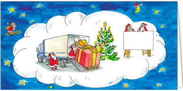 2025 für Firmen | Kategorie - Branchenkarten | Motiv: Wir liefern - Artikel Nummer 7092-813