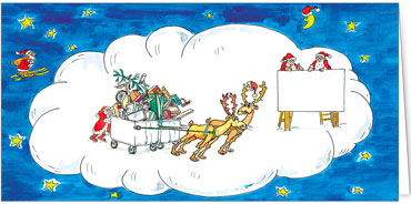 2025 für Firmen | Kategorie - Branchenkarten | Motiv: Der Umwelt zuliebe - Artikel Nummer 7094-813