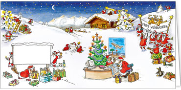 2025 für Firmen | Kategorie - Branchenkarten | Motiv: Urlaubsplanung - Artikel Nummer 7307-812