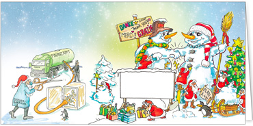 2025 für Firmen | Kategorie Steuerberater und Rechtsanwälte | Motiv: Geldregen - Artikel Nummer 7314-815