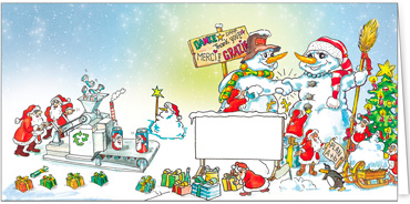 2025 für Firmen | Kategorie - Branchenkarten | Motiv: Der Umwelt zuliebe - Artikel Nummer 7330-815