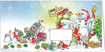 2025 für Firmen | Kategorie - Branchenkarten | Motiv: Wir liefern alles - Artikel Nummer 7331-815