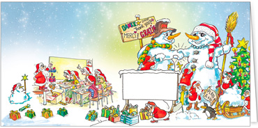 2025 für Firmen | Kategorie - Branchenkarten | Motiv: Schulung hilft - Artikel Nummer 7332-815