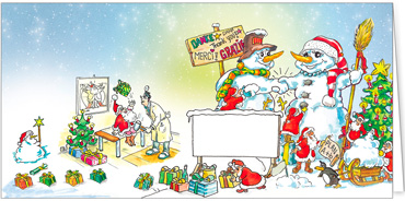 2025 für Firmen | Kategorie - Branchenkarten | Motiv: Der Arzt hilft - Artikel Nummer 7333-815