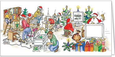 2025 für Firmen | Kategorie - Branchenkarten | Motiv: EDV - Artikel Nummer 7349-815