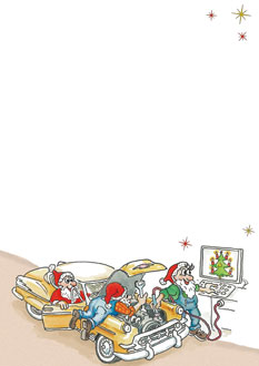 2025  | Motiv: Weihnachtsbriefpapier DIN A4  21 x 29,7 cm - Artikel Nummer 80305