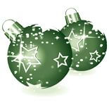 Weihnachtskarten-Dekore