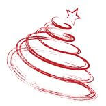 Weihnachtskarten-Dekore