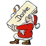 Weihnachtskarten-Dekore