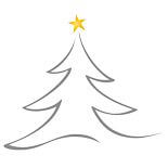 Weihnachtskarten-Dekore