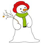 Weihnachtskarten-Dekore