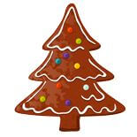 Weihnachtskarten-Dekore