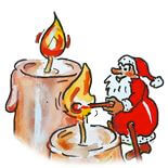 Weihnachtskarten-Dekore