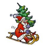 Weihnachtskarten-Dekore