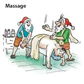 Weihnachtskarten-Dekore