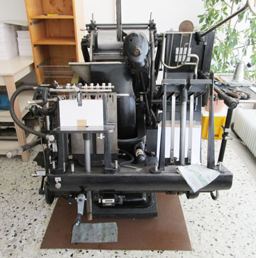 Druckmaschine Duftkarten