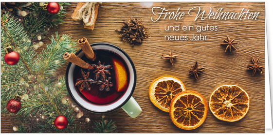 Duftkarte Orangenpunsch