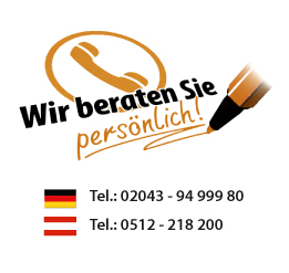Persönliche Beratung - Sonderanfertigung