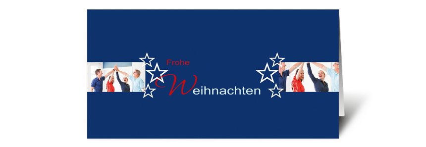 Weihnachtskartenmotiv - Mitarbeiter