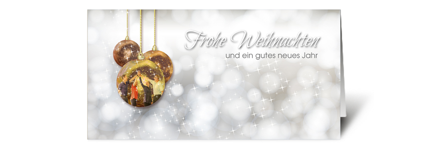 Weihnachtskartenmotiv - Mitarbeiter