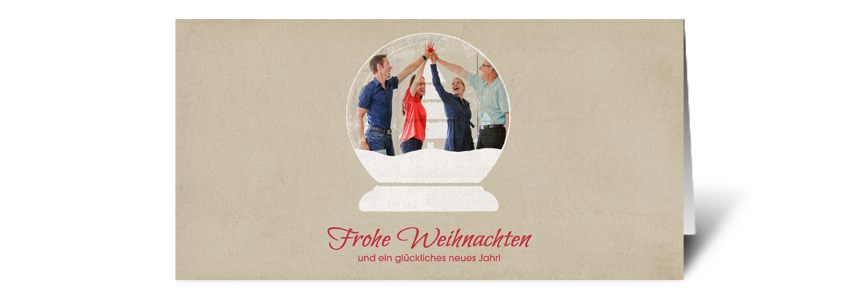 Weihnachtskartenmotiv - Mitarbeiter