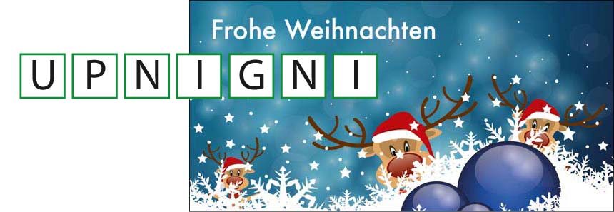 Weihnachtskarten Comic Rentiere